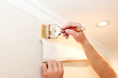 Pose de papier peint à Sainte-Radegonde — revêtements muraux et toiles de verre